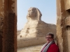 Cynthya sitting in door lookout of the Sphinx 1
